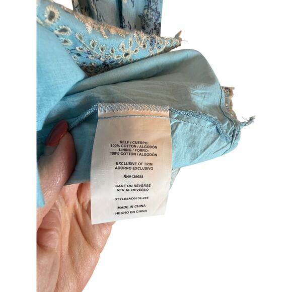 A Collective Story Blue Floral Dress - Size XL - Picture 8 of 11